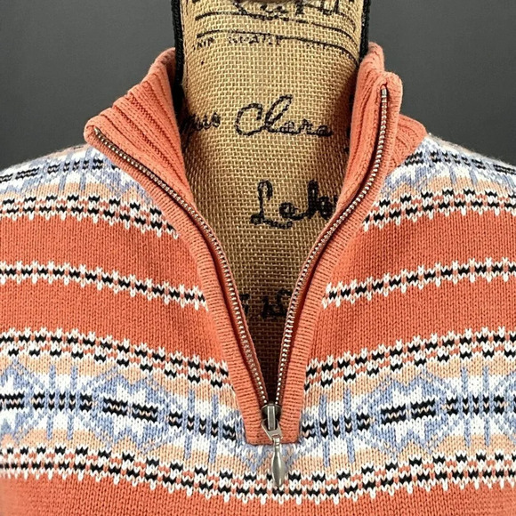 Northern Reflections Sweater Women Medium High Neck North Isles Cotton‎ Pullover - Picture 4 of 10